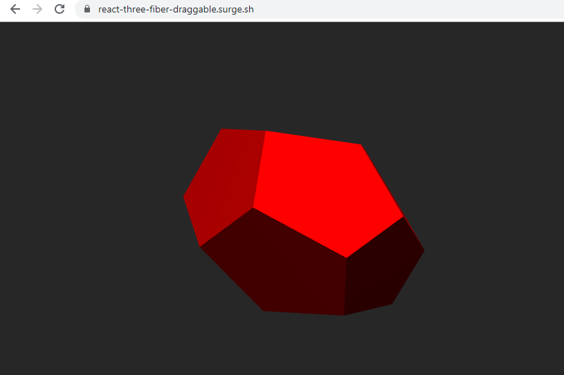 Creating a Draggable Shape with React Three Fiber