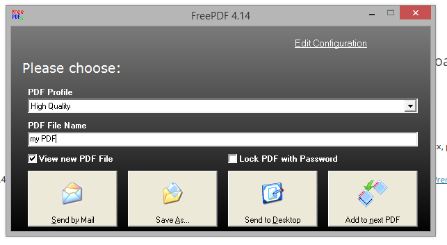 Free PDF Printing for Windows without Adware