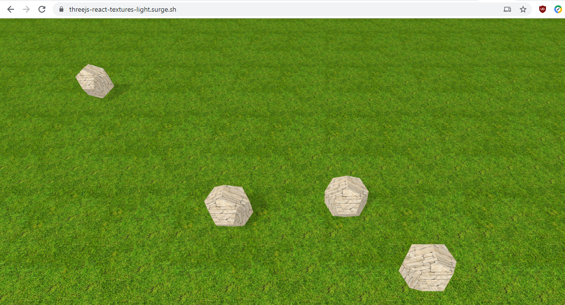 Textures and Lighting with React and Three.js